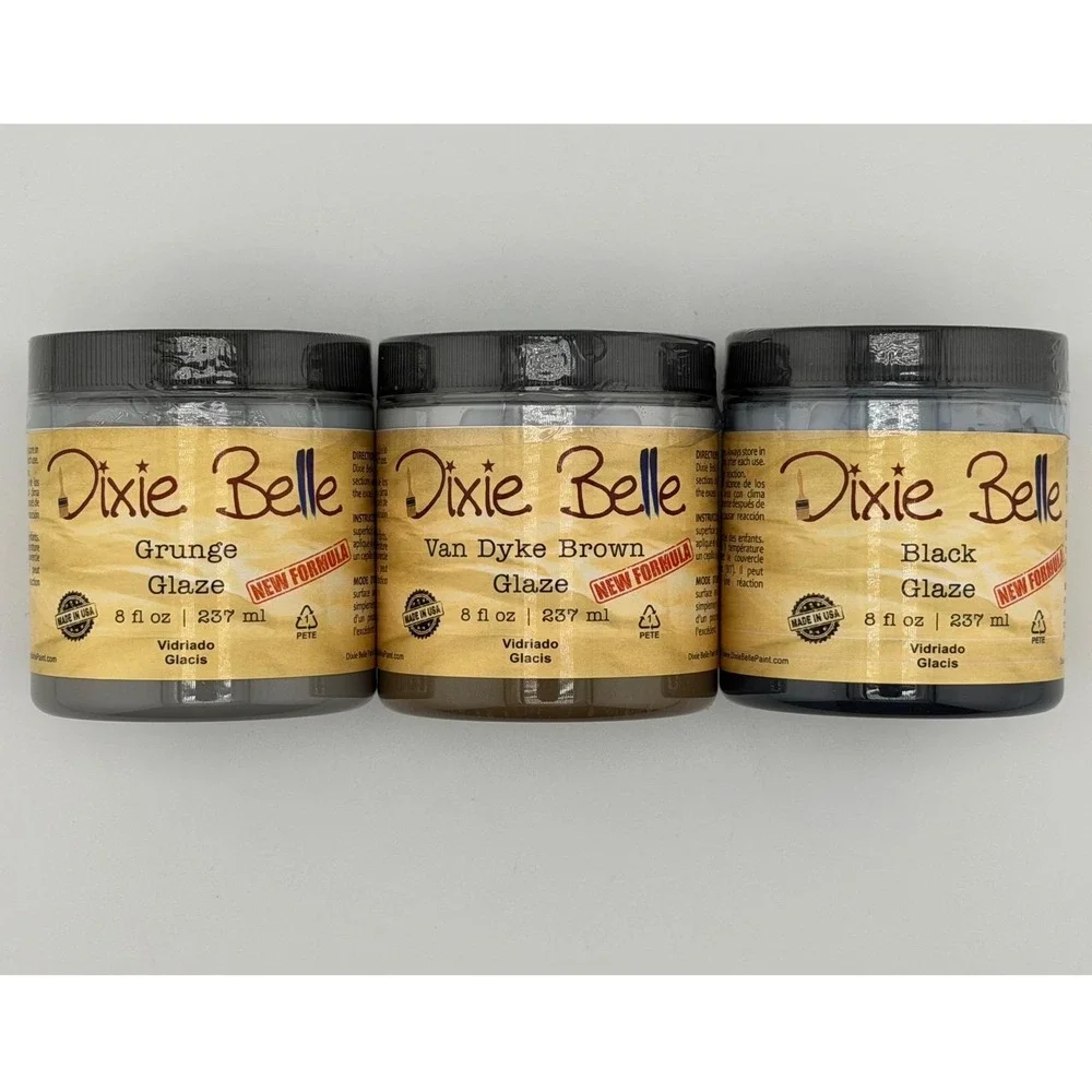 Dixie Belle Glaze 8oz Grunge or Black
